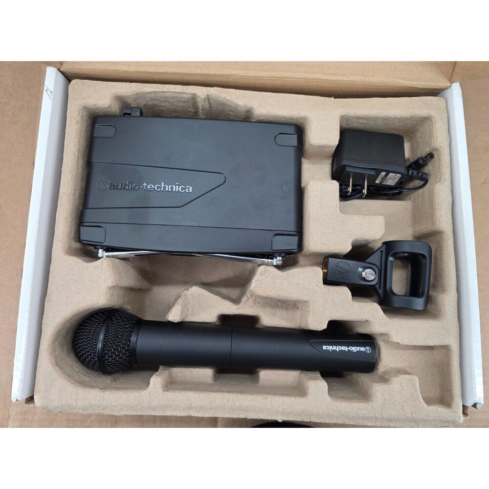Audio-Technica Wireless System 8 ATW-802-T2 Receiver w Power Cord Mic